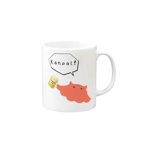 かんぱいめんだこくん Mug