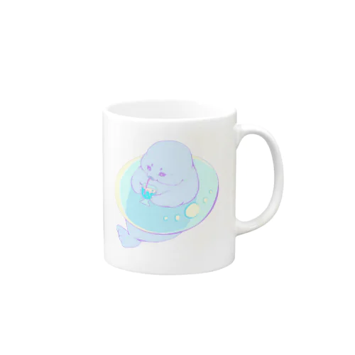 アザラシちゃんの夏休み Mug