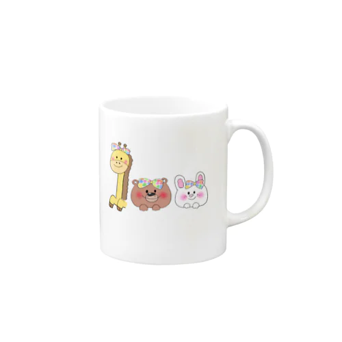 どうぶつ3きょうだい Mug