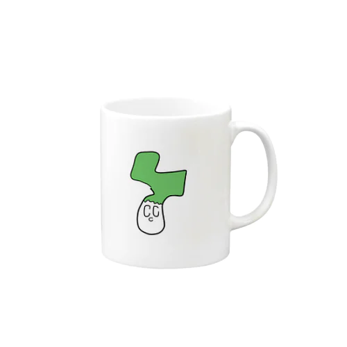 歪な形のねぎくん Mug