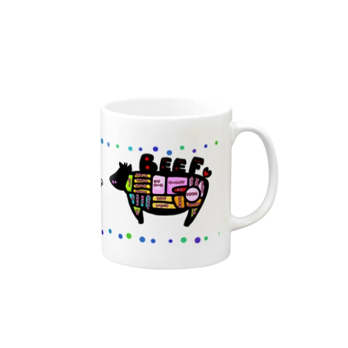 フィッシュ　or  ビーフ？ Mug
