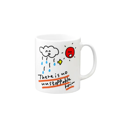 止まない雨は無い Mug