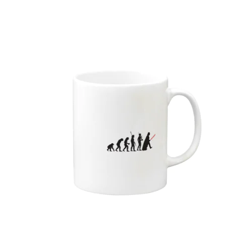 人類進化スター●ォーズ Mug