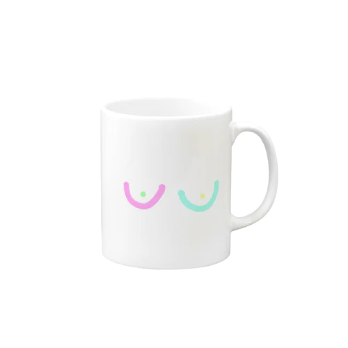 パステル乳房 Mug