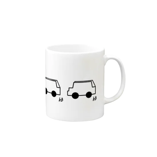 おじょの愛車　よこ Mug