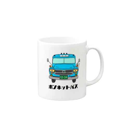 ボンネットバス マグカップ
