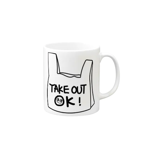 TAKE　OUT OK！ Mug