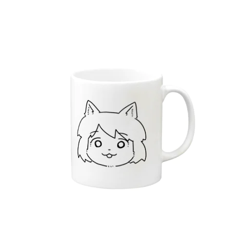 けもも顔マグカップ Mug