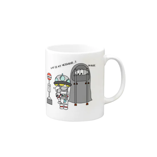 一頭身宇宙人 Mug