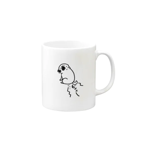 お腹を壊しているパグ Mug