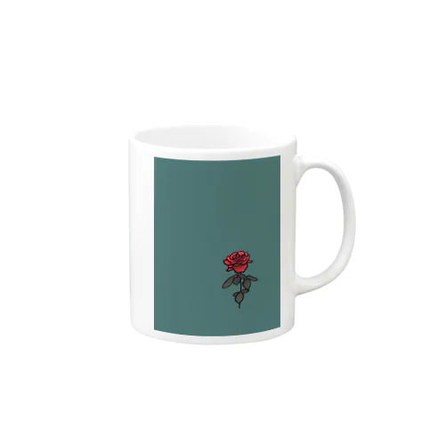 赤い薔薇 Mug