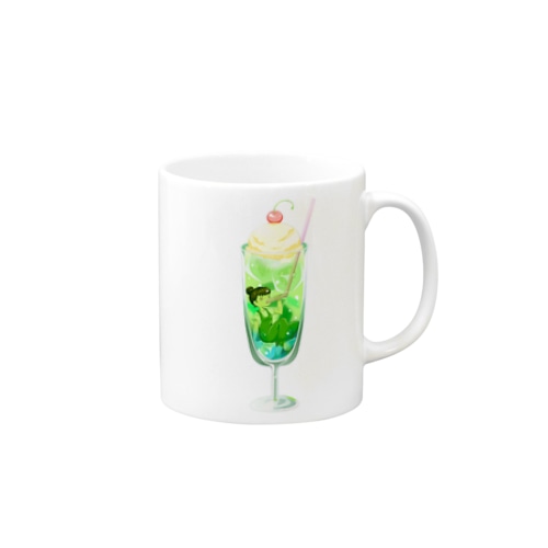 ぶくぶくメロンソーダ Mug