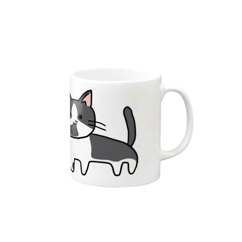 白黒おかめねこちゃん Mug