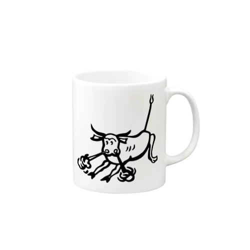 荒ぶる雄牛（Snorting Bull） Mug