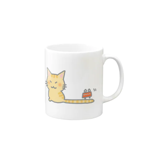 電車猫さん Mug