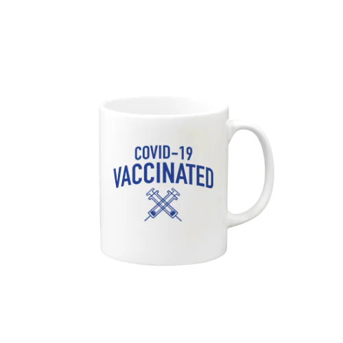 ワクチン接種済💉 Mug
