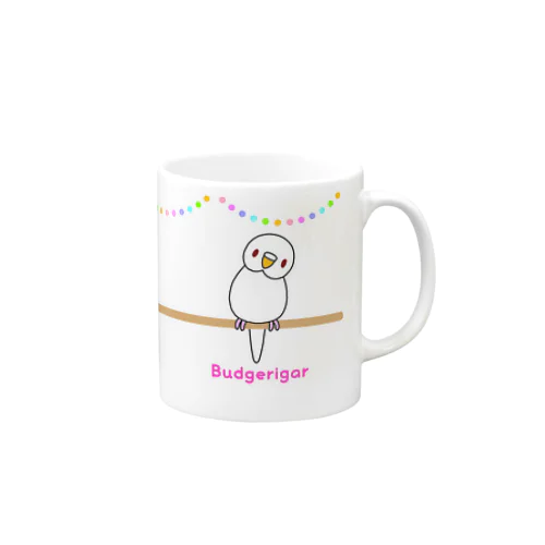 アルビノ女の子＊セキセイインコ＊ Mug