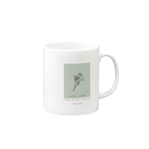 bouquet green Mug