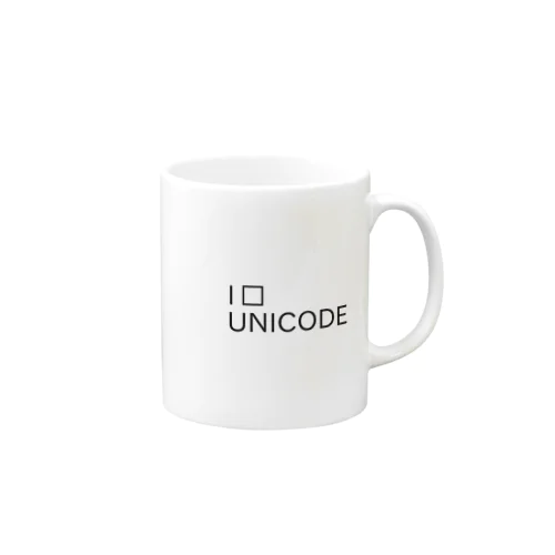 I_□_UNICODE! マグカップ