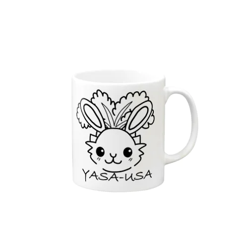 やさうさフェイス2 Mug