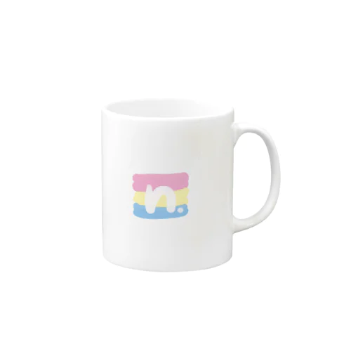 nさん えぬさん イニシャルN Mug