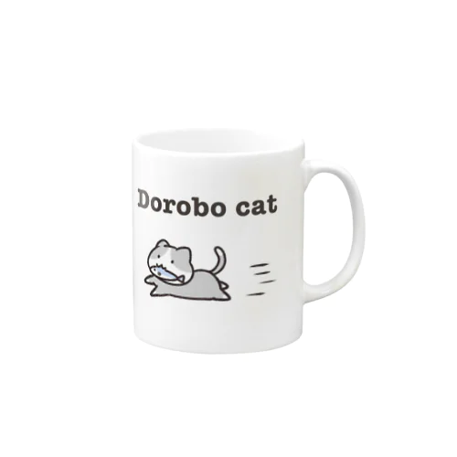 Dorobo cat 머그컵