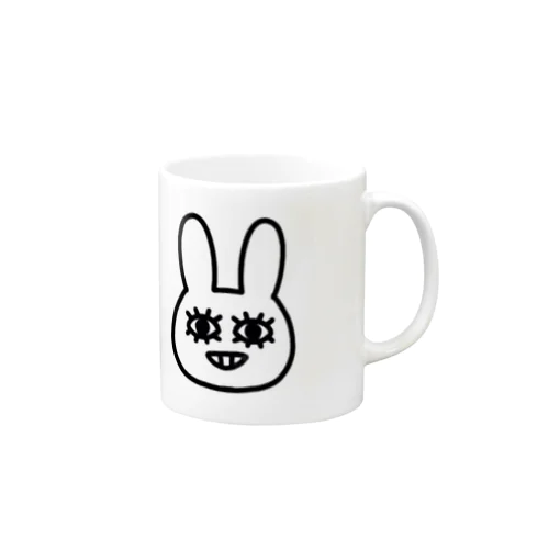 poker face rabbit マグカップ