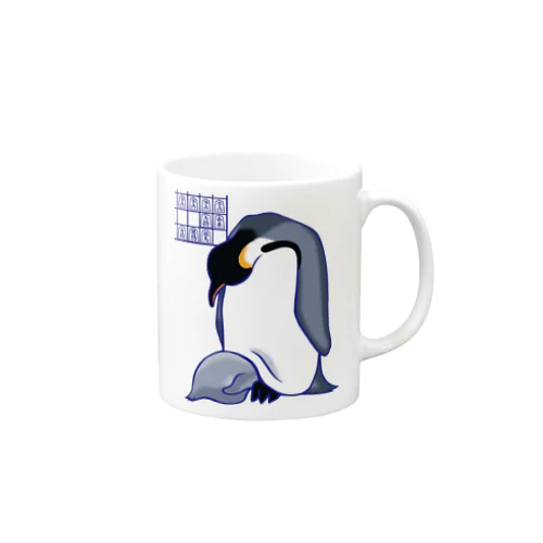 解説「おっとこれは振り穴ですね」ペンギン編 Mug