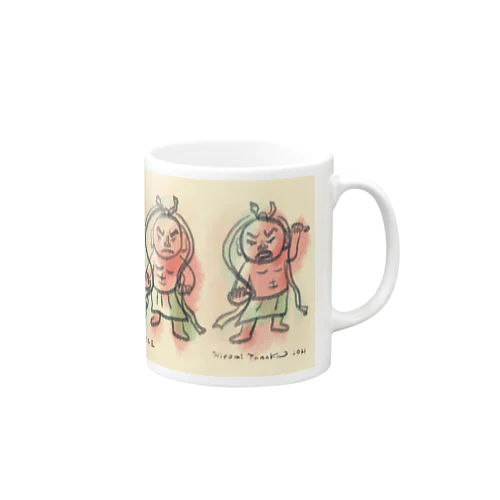 ゆる仏画「仁王」 Mug