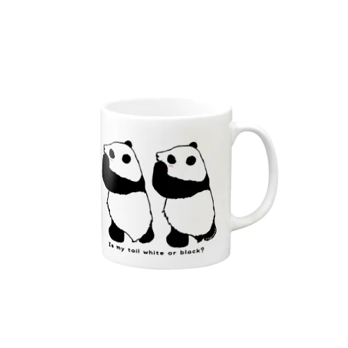 パンダのしっぽ マグカップ