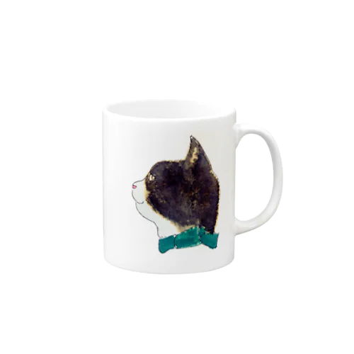 結びこんぶ猫 Mug