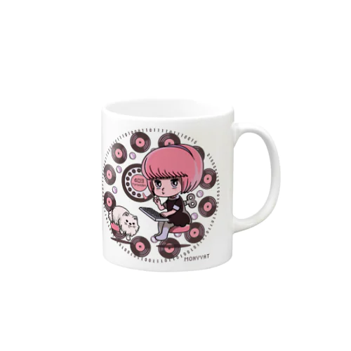 働くにゃー Mug