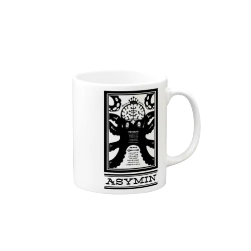 ASYMIN‐BLACK マグカップ