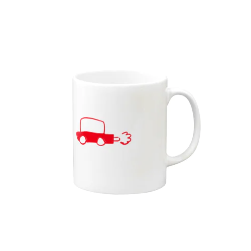 走る車 Mug