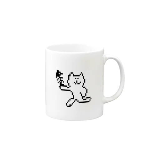 ごちそうさま猫 Mug