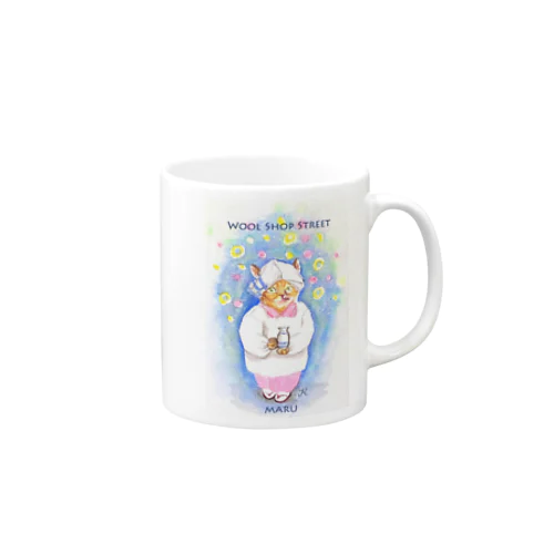 Wool Shop Street maru2 Mug