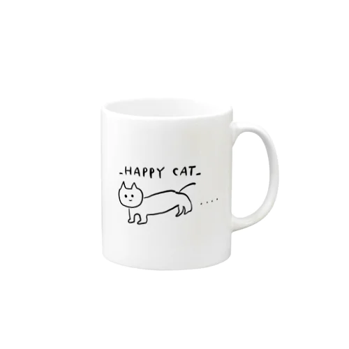 ハッピーキャット Mug