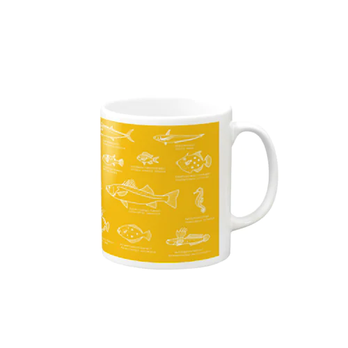 ふくおかの魚yellow Mug