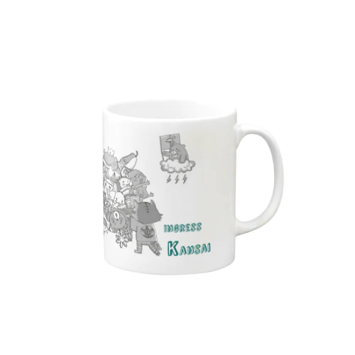 塊ingress kansai Mug