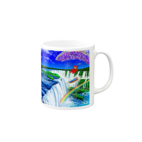 イグアスの滝とスマイロ マグカップ