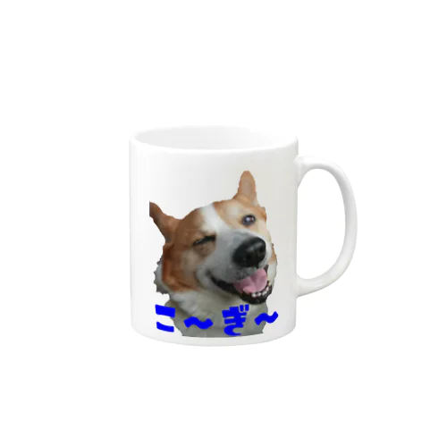 ウィンク こーぎーマグカップ青 Mug