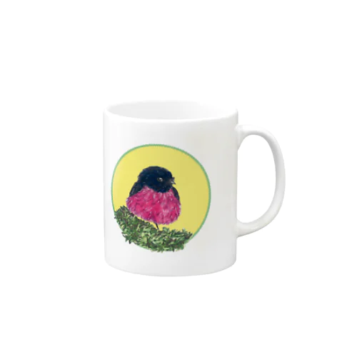 スズメ (Pink Robin) Mug