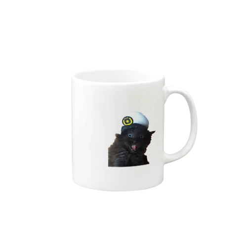 猫のお巡りさん第２弾 Mug