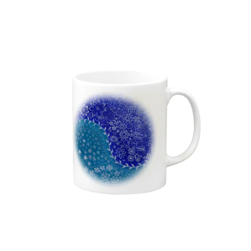 BLUE FLOWER Mug
