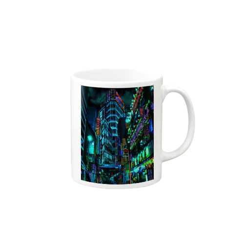 cyberpunk  tokyo Mug