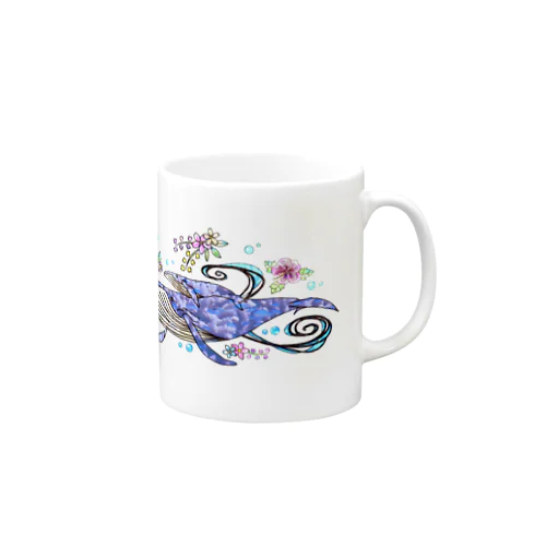 Zamami クジラ親子 Mug