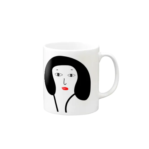 白塗り淑女 Mug