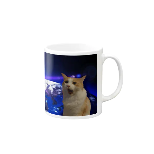 宇宙を感じる風太 Mug