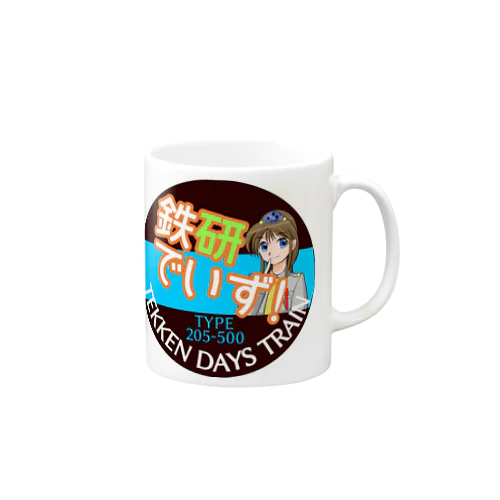 鉄研でいずヘッドマーク柄 Mug