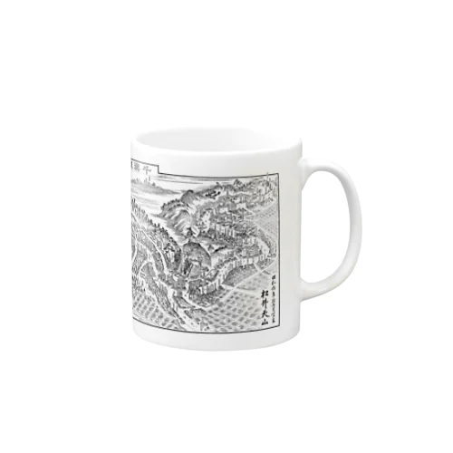 東金鳥瞰図 Mug